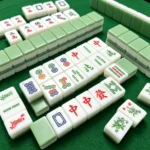 Premium Wholesale Sage Green Mahjong Set Modern American Tiles